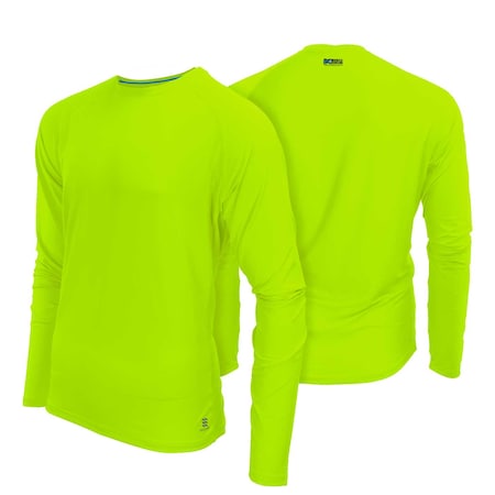 Men's Drirelease Mobile Cooling Long Sleeve Shirt, Hi-Viz, 2X